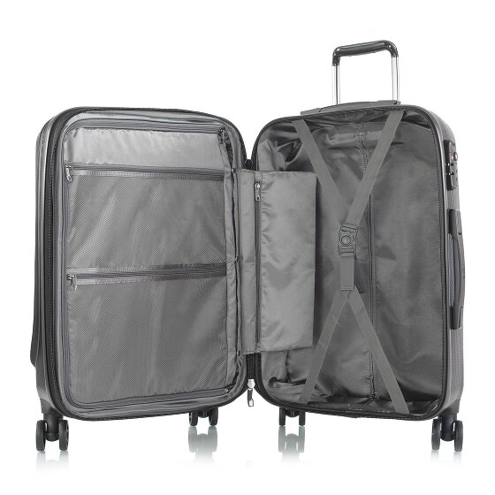 Heys Vantage 4 wheels Suitcase set 3-piece with expansion pleat