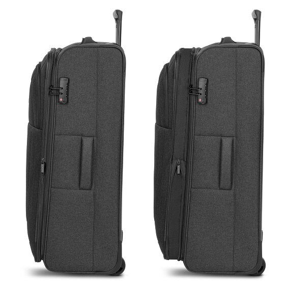 Redolz Essentials 12 2 wheels Trolley L 78 cm with expansion pleat