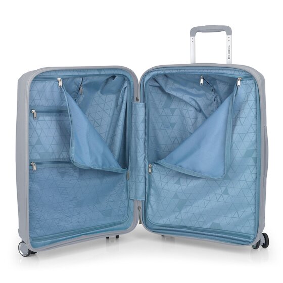 Gabol Queens 4 wheels Suitcase set 3-piece with expansion pleat