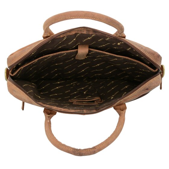 Greenburry Vintage briefcase leather 41 cm laptop compartment