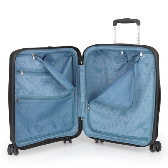 Gabol Queens 4 wheels Cabin trolley S 54 cm with expansion pleat Gabol Queens 4 wheels Cabin trolley S 54 cm with expansion pleat