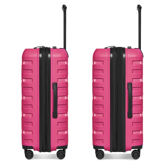 Smartbox Edition 01 4 wheels Suitcase set 3-piece with expansion pleat