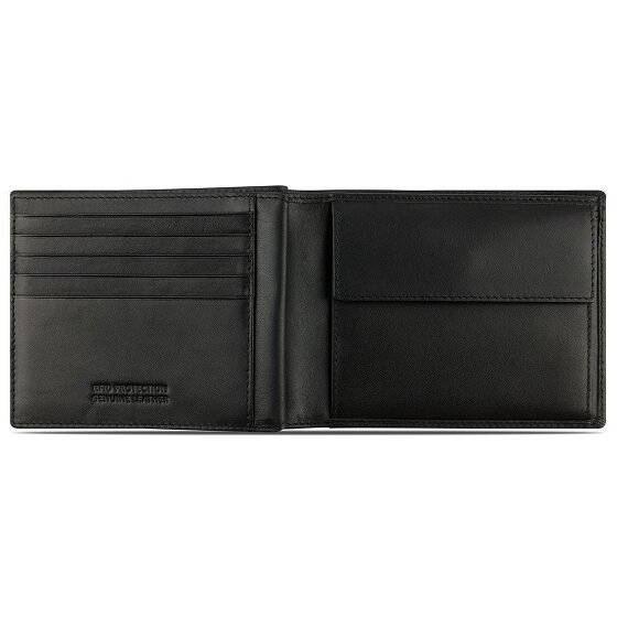 Bugatti Super Slim Wallet RFID protection Leather 9 cm Bugatti Super Slim Wallet RFID protection Leather 9 cm