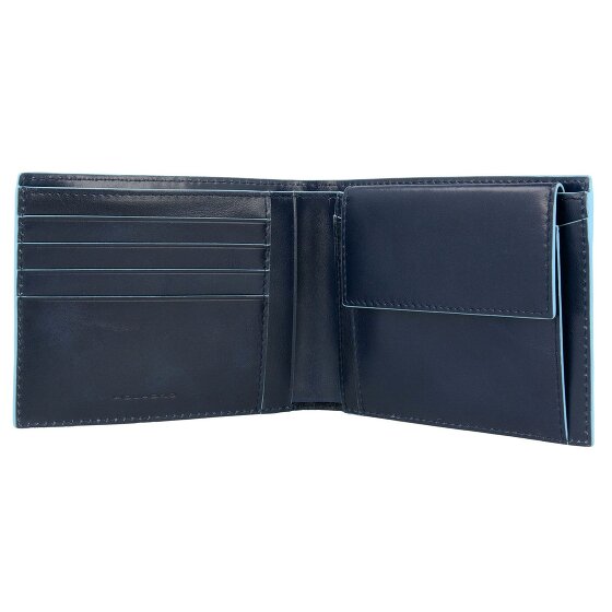 Piquadro Blue Square wallet leather 12.5 cm