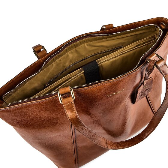 Burkely Fine Florence Shopper Bag Leather 37 cm Laptop compartment