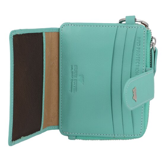 Braun Büffel Joy Credit card case RFID protection Leather 11 cm