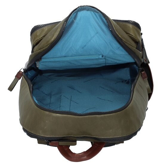 Piquadro Harper backpack leather 48 cm laptop compartment