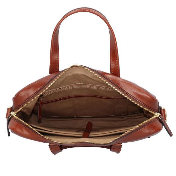 The Bridge Vespucci briefcase leather 38 cm laptop compartment