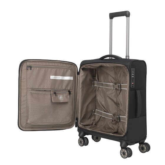 Travelite Crosslite 4 wheels Cabin trolley S 55 cm Laptop compartment