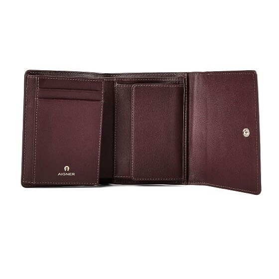 Aigner Deborah Wallet Genuine Leather 12 cm