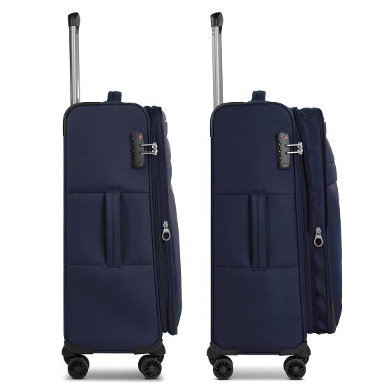 Worldpack Chicago 4 wheels Trolley M 67 cm with expansion pleat