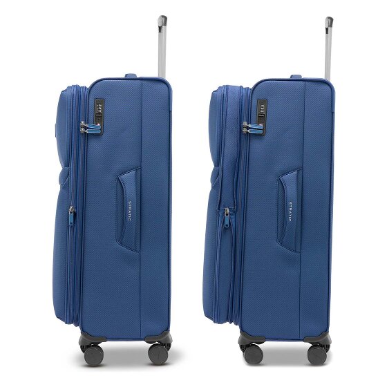 Stratic Lite 4 wheels Trolley L 78 cm Expandable