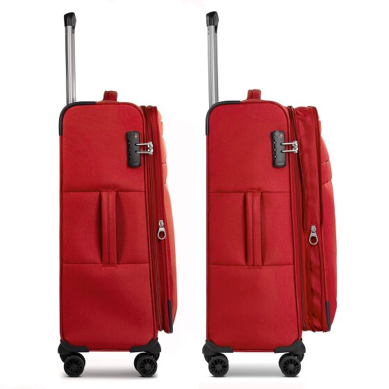 Worldpack Chicago 4 wheels Suitcase set 3-piece with expansion pleat
