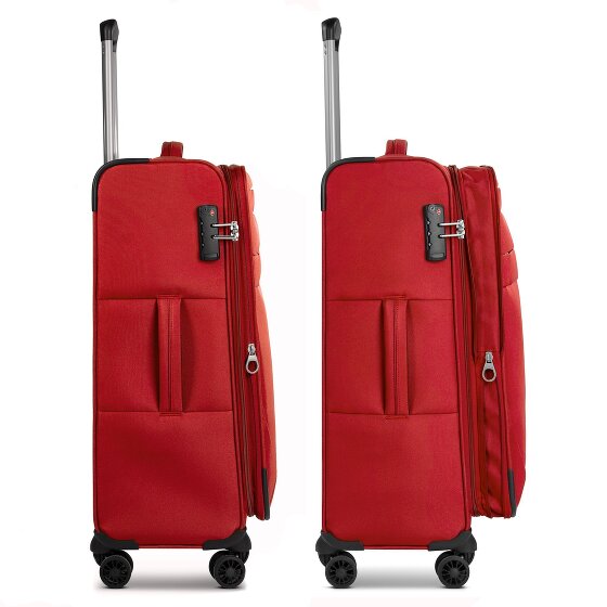Worldpack Chicago 4 wheels Suitcase set 3-piece with expansion pleat