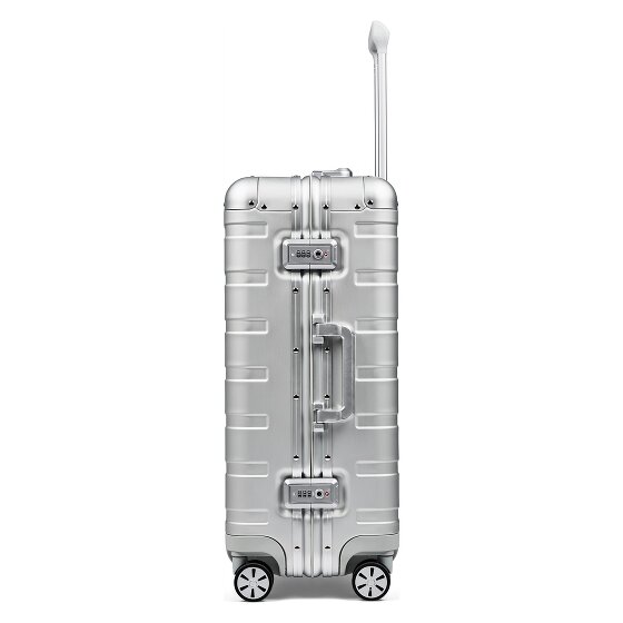 Redolz Pro Aluminum 4-Wheel Suitcase Set (S+L)