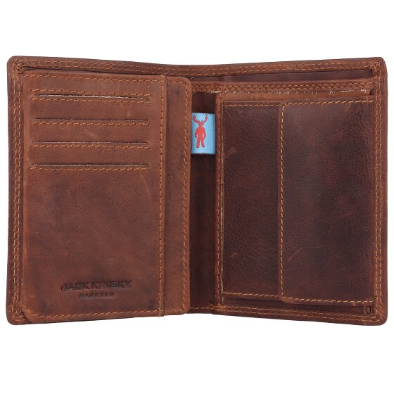Jack Kinsky Monterey Wallet RFID protection Leather 9.5 cm