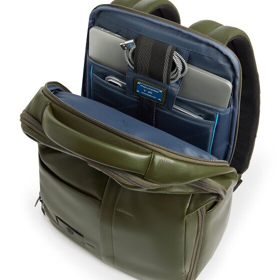 Piquadro Russell Business backpack RFID protection Leather 42 cm Laptop compartment