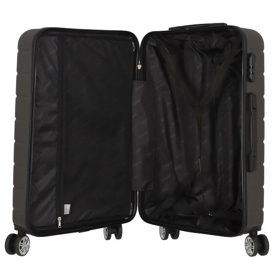 Nowi Bergamo 4 wheels Suitcase set 3-piece