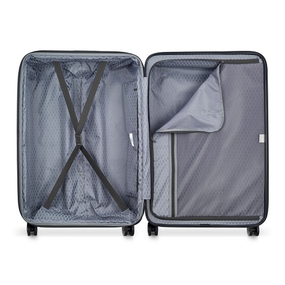 Delsey Paris Air Armour 4 wheels Suitcase set 3-piece with expansion pleat