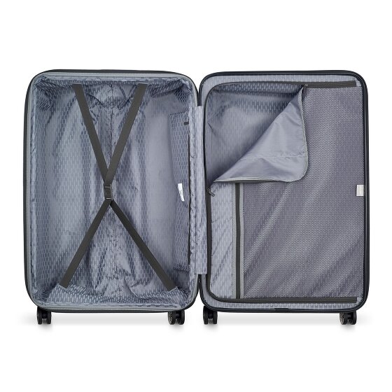 Delsey Paris Air Armour 4 wheels Suitcase set 3-piece with expansion pleat