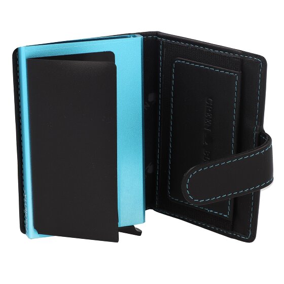 Greenburry Nappa Credit card case RFID protection Leather 7 cm