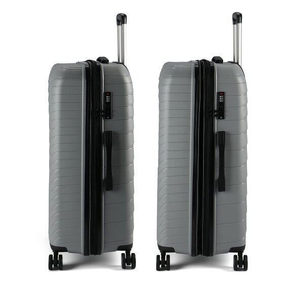 Benzi 5808 4 wheels Trolley 74 cm with expansion pleat