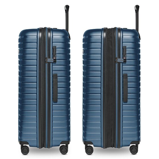 Pactastic Collection 04 THE LARGE + 4 wheels Trolley L 75 cm with expansion pleat