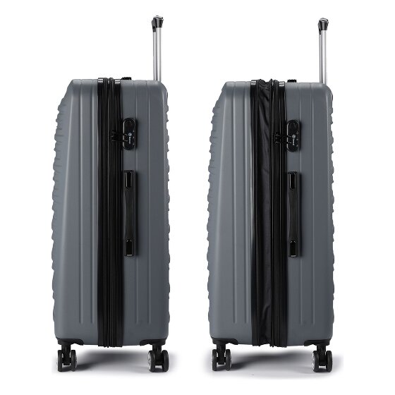 Benzi 5493 4 wheels Suitcase set 3-piece with expansion pleat