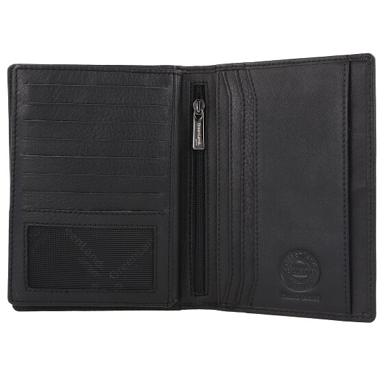 Greenland Nature Black Nappa passport case RFID leather 11.5 cm