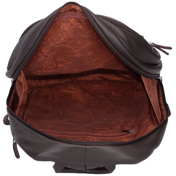 Jump Uppsala backpack leather 42 cm laptop compartment