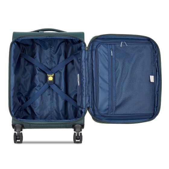Delsey Paris Brochant 3 4 wheels Cabin trolley 55 cm with expansion pleat