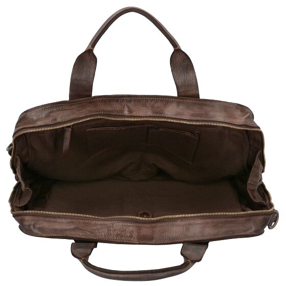Harold's Saddle briefcase leather 41 cm laptop compartment