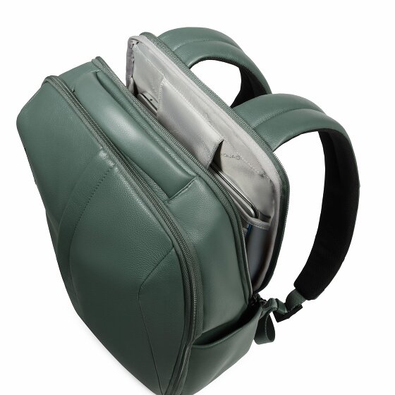 Piquadro Russel Daypack RFID protection Leather 41 cm Laptop compartment