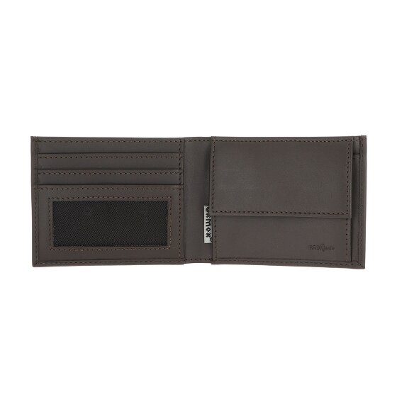 oxmox Leather Wallet RFID protection Genuine Leather 11 cm