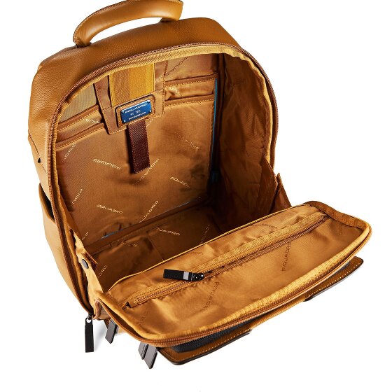 Piquadro Ael Daypack Genuine Leather 37 cm Laptop compartment