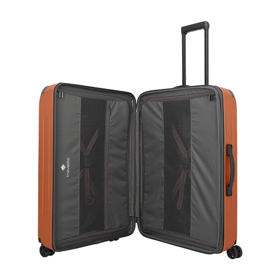 Travelite Dynamiic 4 wheels Suitcase set 3-piece with expansion pleat