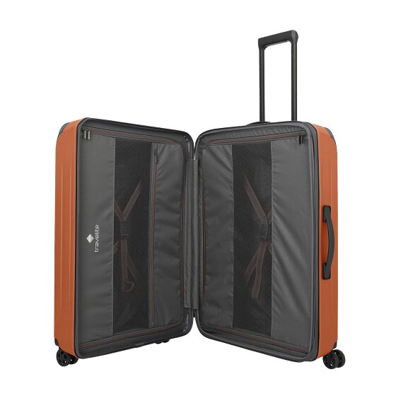Travelite Dynamiic 4 wheels Suitcase set 3-piece with expansion pleat