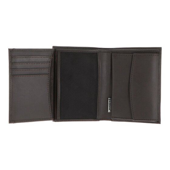 oxmox Leather Wallet RFID protection Genuine Leather 10 cm