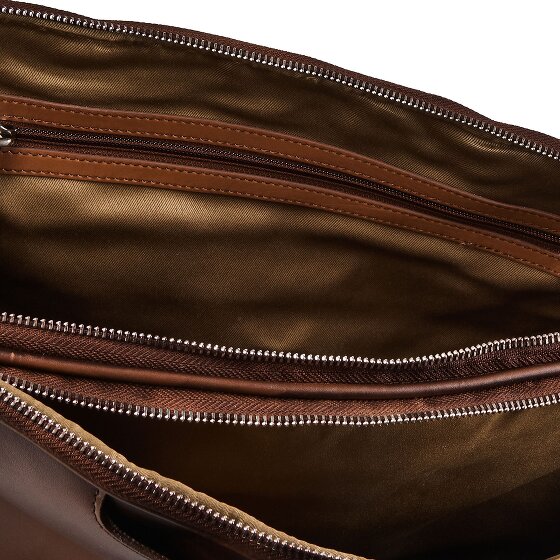 Burkely Ledger Briefcase Genuine Leather 40 cm Laptop compartment