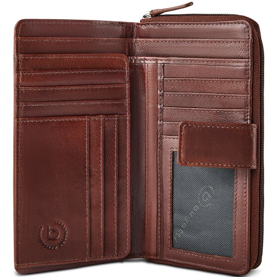 Bugatti Valencia Wallet RFID protection Genuine Leather 19 cm