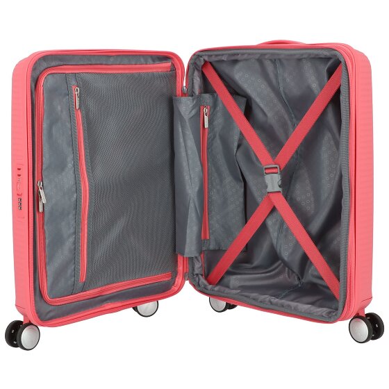 American Tourister Soundbox 4 wheels Cabin suitcase 55 cm Expandable