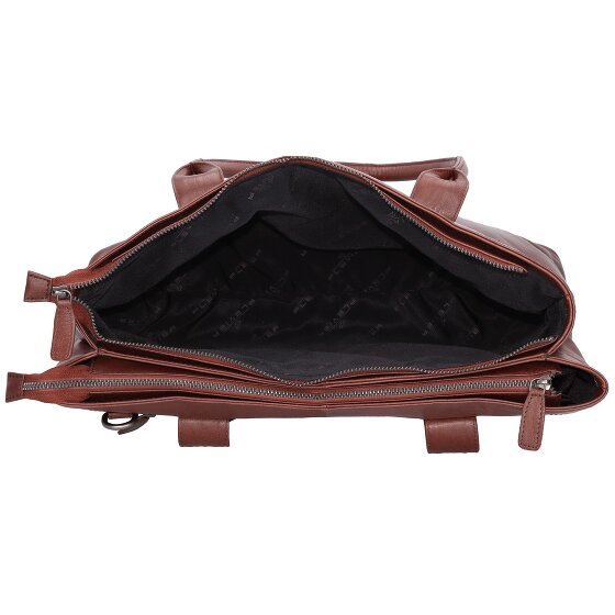Plevier Rock Amber Shoulder Bag Leather 43 cm Laptop compartment