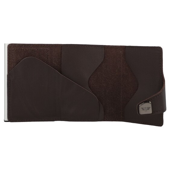 Tru Virtu Click & Slide credit card case wallet RFID leather 6.5 cm