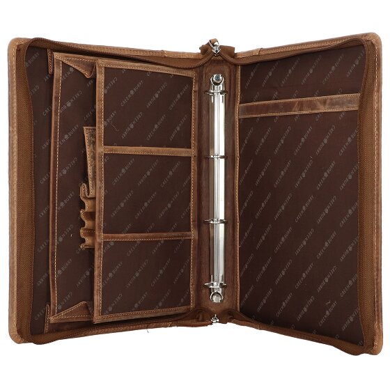 Greenburry Vintage ring folder leather 34 cm