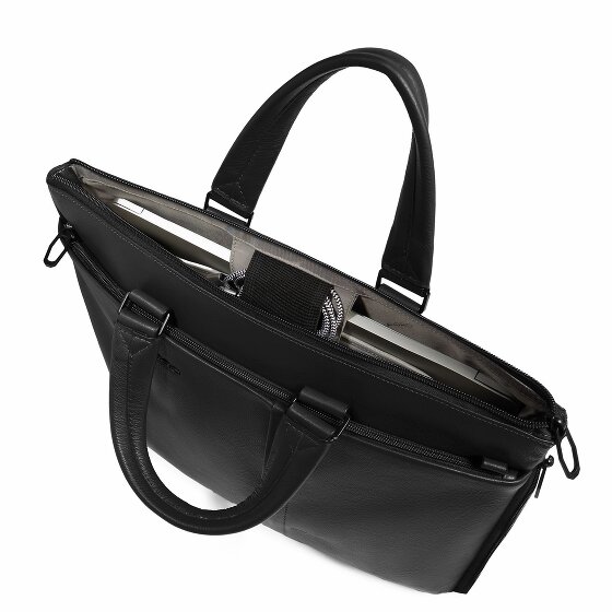 Piquadro Russel Briefcase RFID protection Genuine Leather 42 cm Laptop compartment