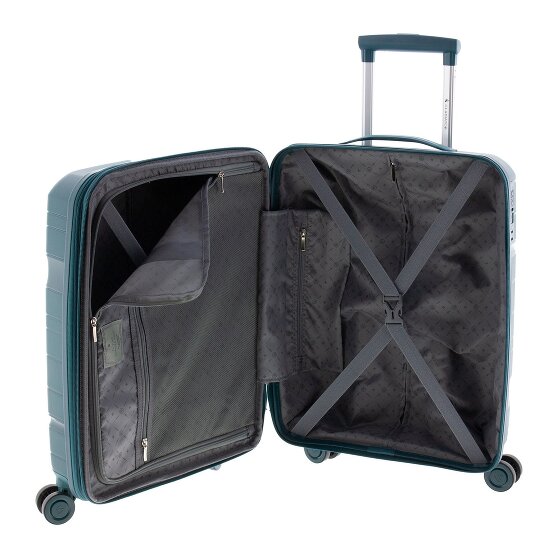 Gladiator 3800 4 wheels Cabin trolley 55 cm with expansion pleat