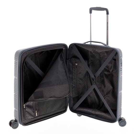 Gladiator 0800 4 wheels Cabin trolley 55 cm with expansion pleat