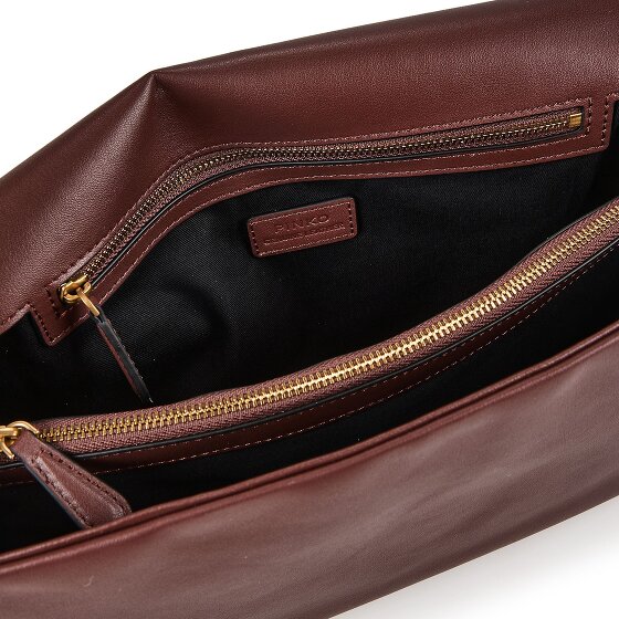 PINKO Click Soft Classic Shoulder Bag Genuine Leather 32 cm