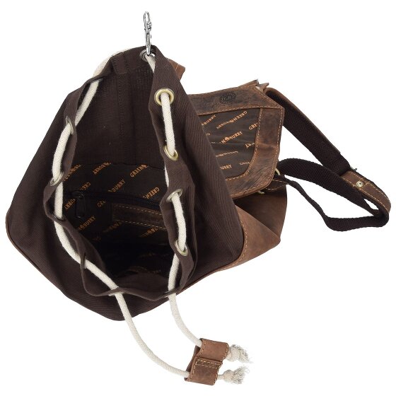 Greenburry Vintage backpack leather 42 cm laptop compartment