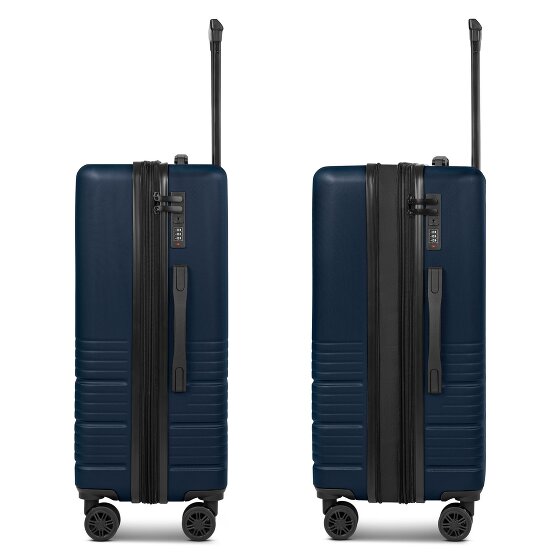 camel active Hanoi 4 wheels Suitcase set 3-piece with expansion pleat
